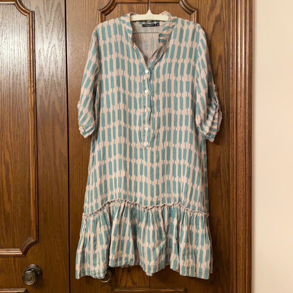 Made in Italy! 🇮🇹 Unique linen dress size XS